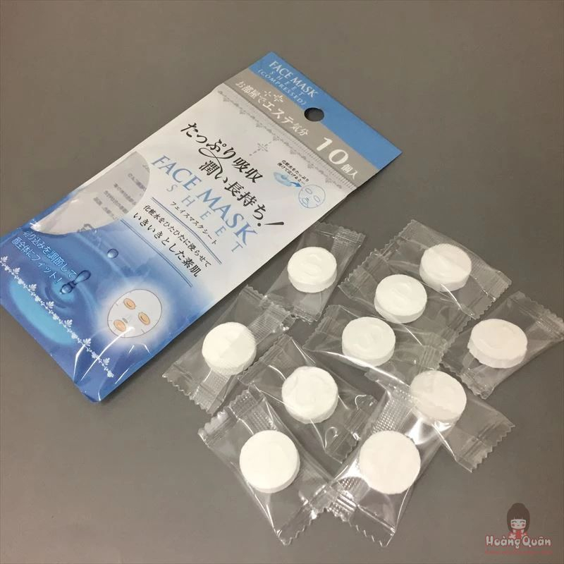 mặt nạ giấy dạng nén (set 10) chính hãng mặt nạ giấy dạng nén (set 10) chính hãng