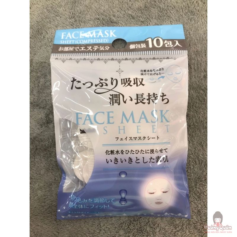 mặt nạ giấy dạng nén (set 10) chính hãng mặt nạ giấy dạng nén (set 10) chính hãng