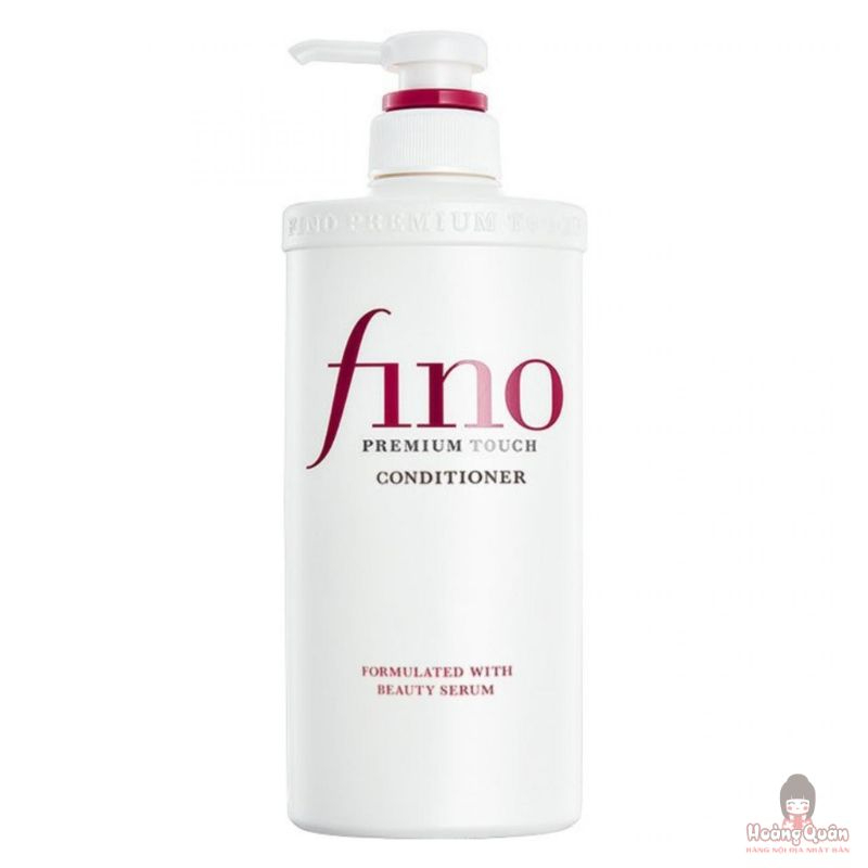 Dầu xả Shiseido Fino Premium Touch hỗ trợ phục hồi tóc hư tổn 550ml