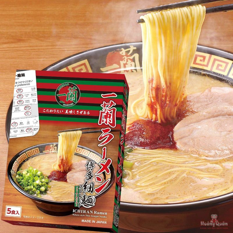 ﻿Mì Ichiran Ramen Hakata (5 phần) 645g giá tốt