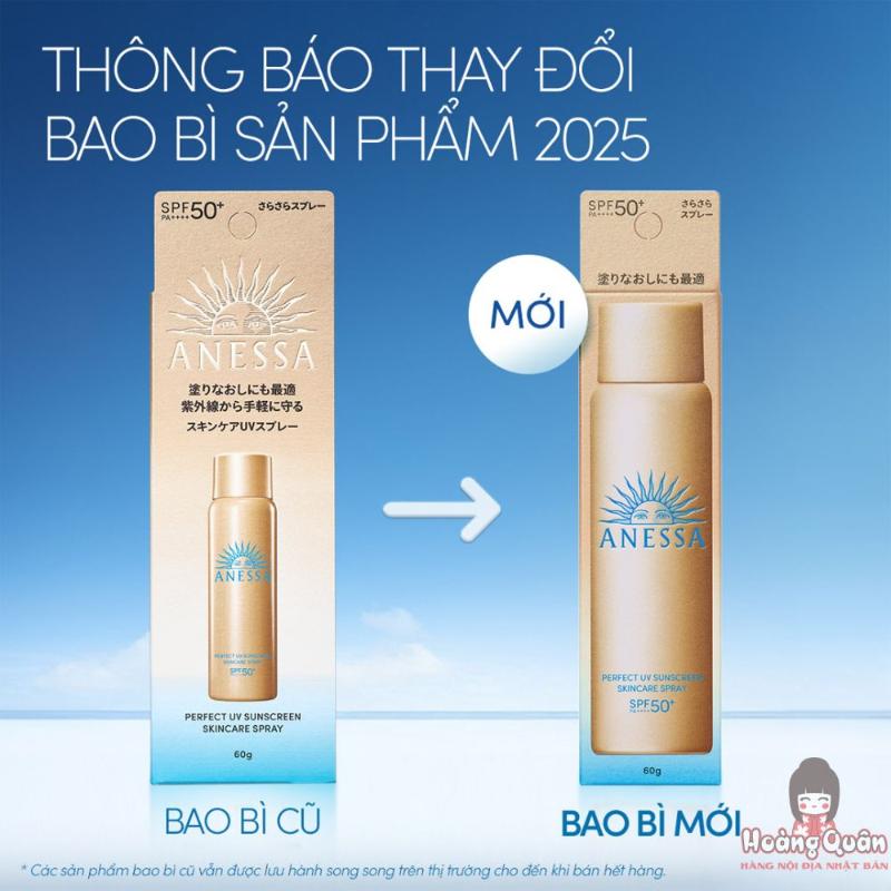 Xịt chống nắng Anessa SPF50+ PA++++ 60g (Hộp giấy) giá tốt