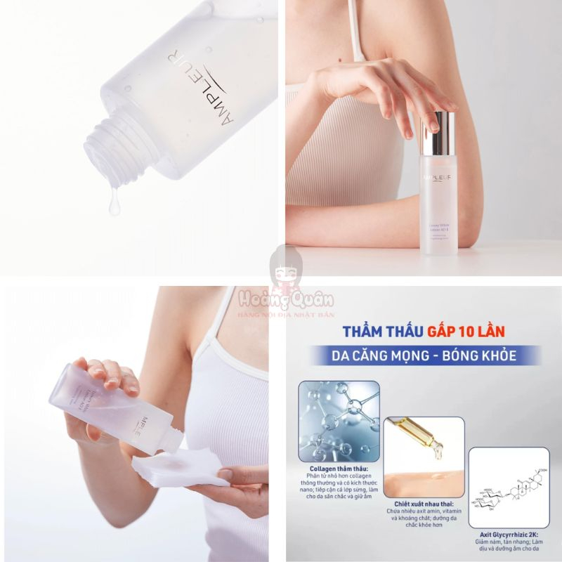 Nước hoa hồng Ampleur Luxury White Lotion AO II 120ml giá tốt