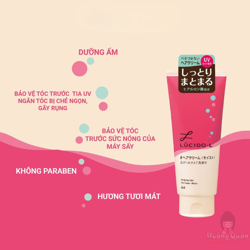 Kem dưỡng ẩm và tạo kiểu tóc Lucido-L 150g