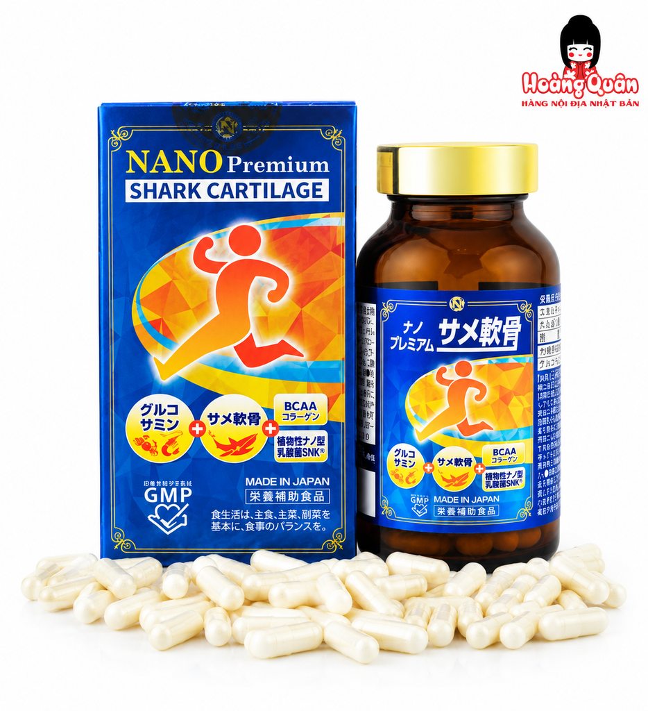 Viên Uống Sụn Cá Mập Nano Premium Shark Cartilage 150 Viên