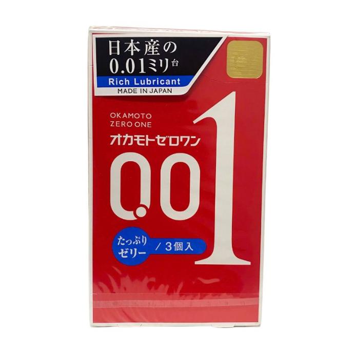 Bao Cao Su OKAMOTO 0.01 (Hộp 3 Cái)