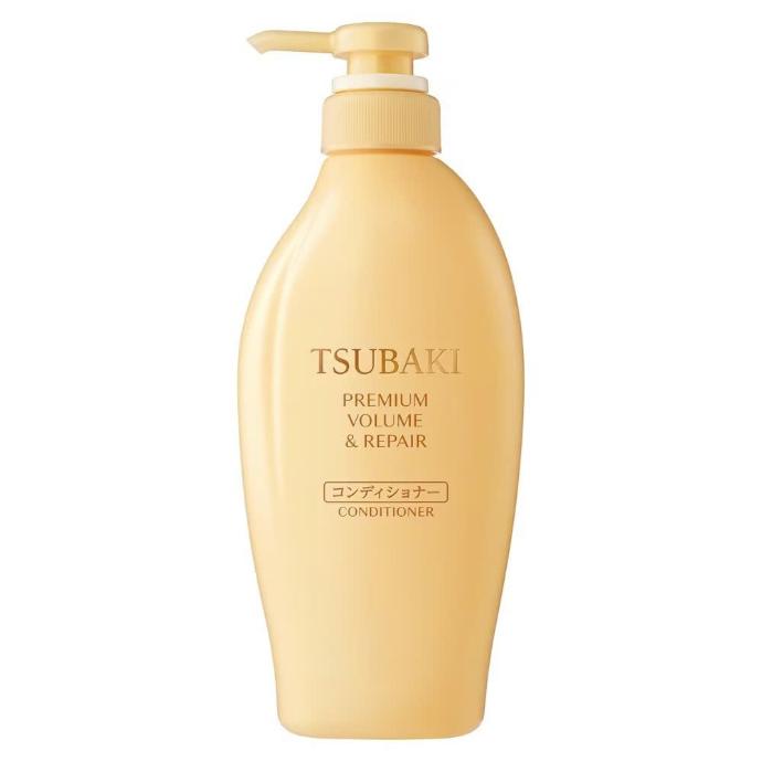 Dầu Xả Tsubaki Premium Phục Hồi & Bồng Bềnh Tóc 450ml (Vàng)