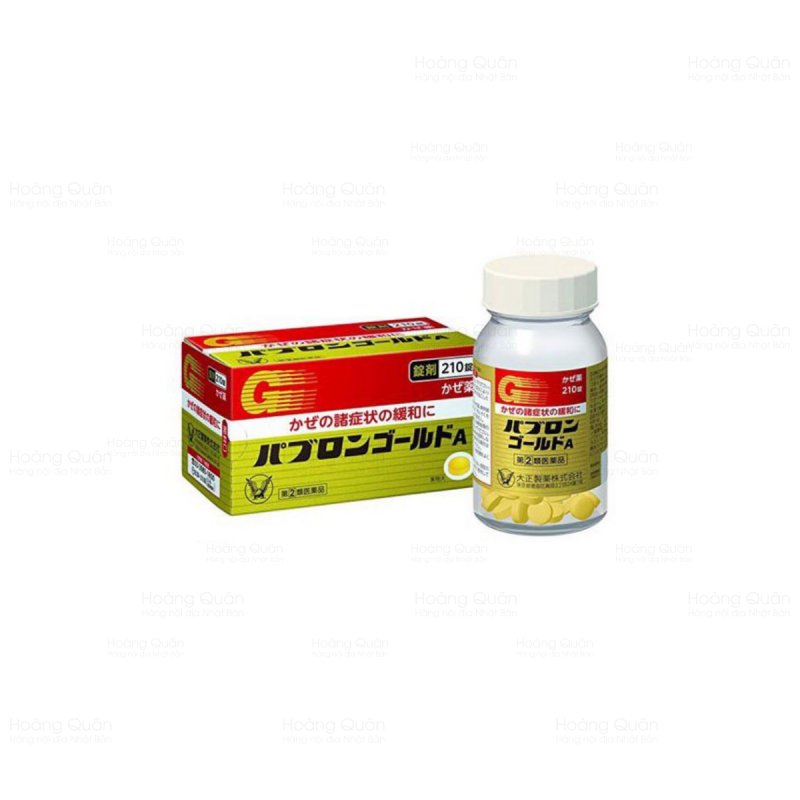Viên Uống Trị Cảm Cúm Taisho Pabron Gold 210 Viên