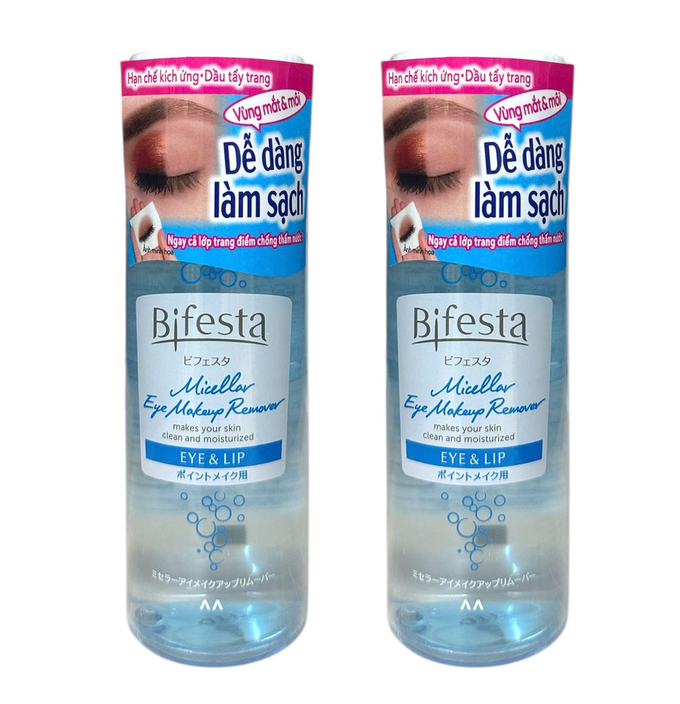 Dầu Tẩy Trang Cho Mắt Và Môi Bifesta Cleansing Eye Makeup Remover 145ml