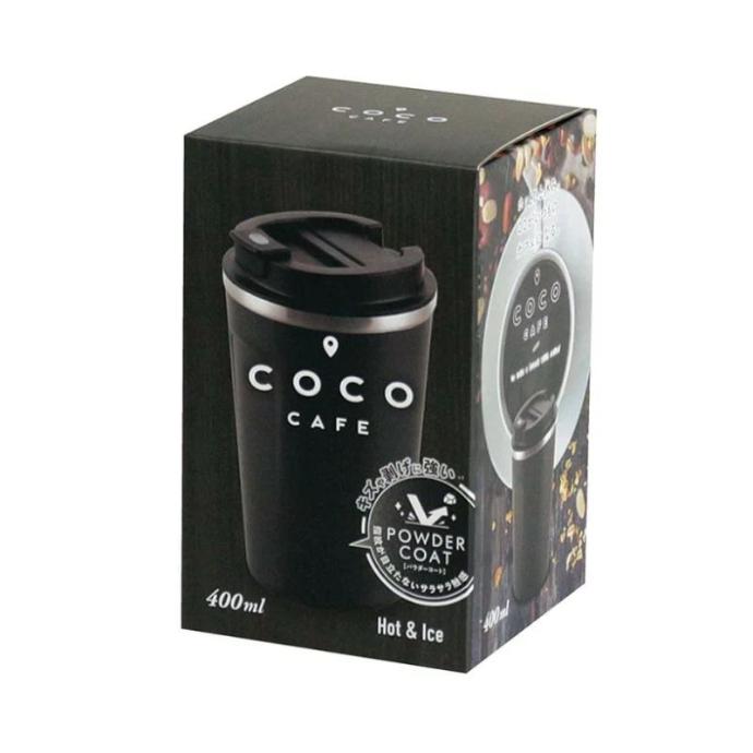 Cốc Giữ Nhiệt Chân Không 2 Lớp, Nắp Bật Kakusee, Dung Tích 400ml