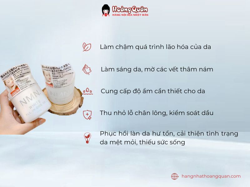 Kem dưỡng NMN với nhiều công dụng tốt