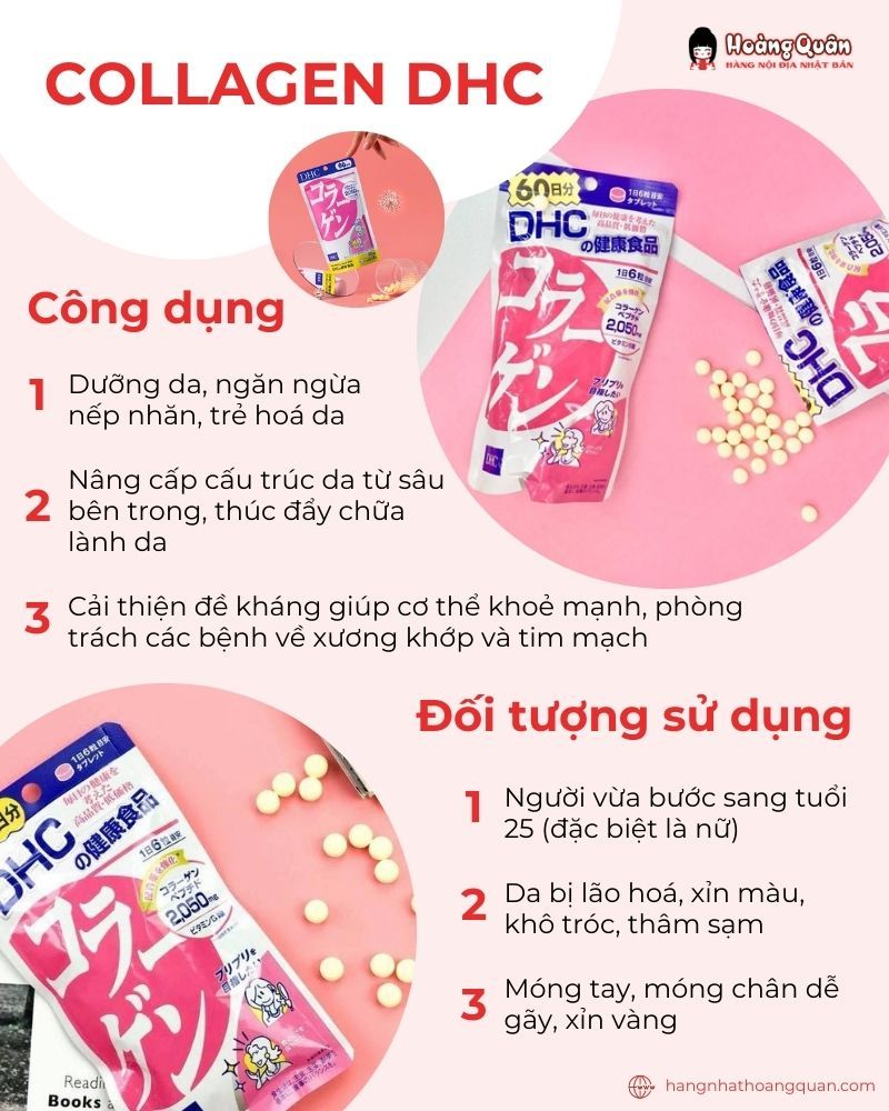 Viên uống collagen DHC