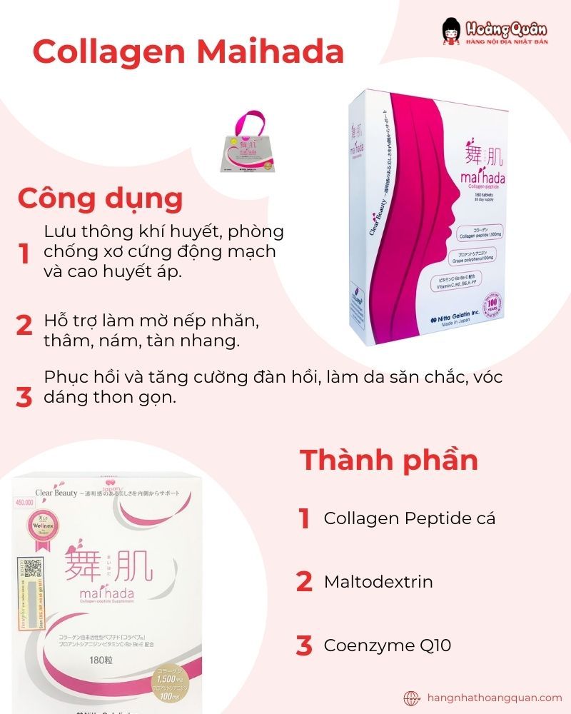 Viên uống collagen Maihada