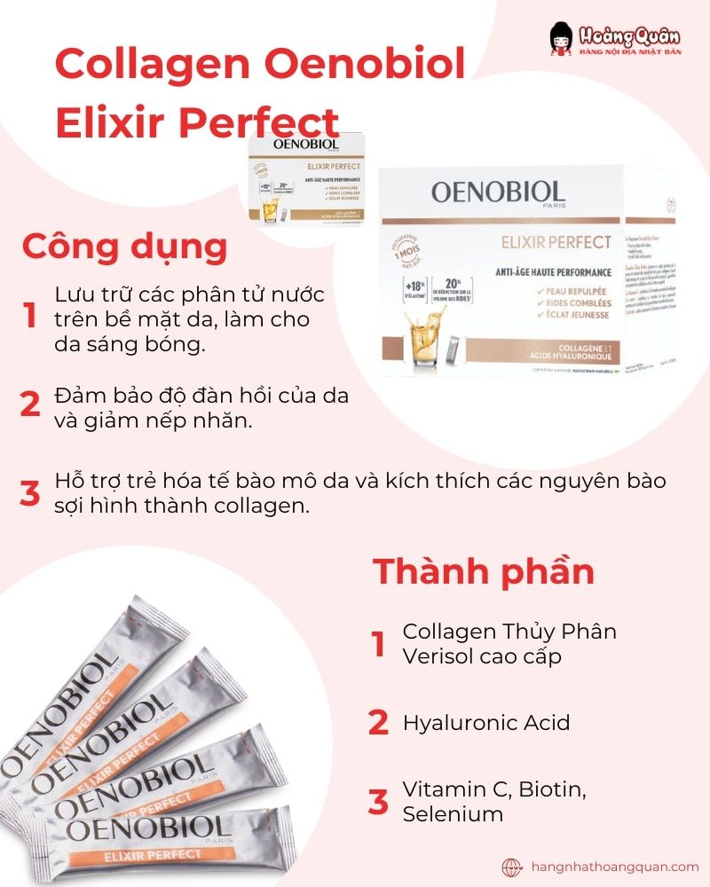 Collagen Oenobiol Elixir Perfect thuộc phân khúc cao cấp