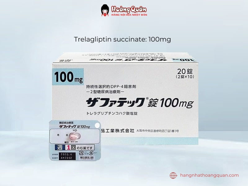 Sản phẩm có thành phần hoàn toàn là Trelagliptin succinate