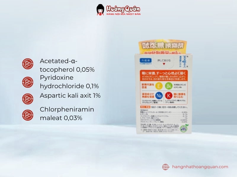 Thuốc nhỏ mắt Rohto vàng 12ml không gây ra tác dụng phụ như dày võng mạc hay giãn đồng tử