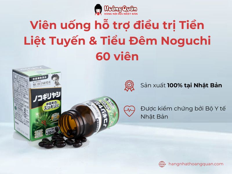 Viên uống hỗ trợ điều trị Tiền Liệt Tuyến & Tiểu Đêm Noguchi