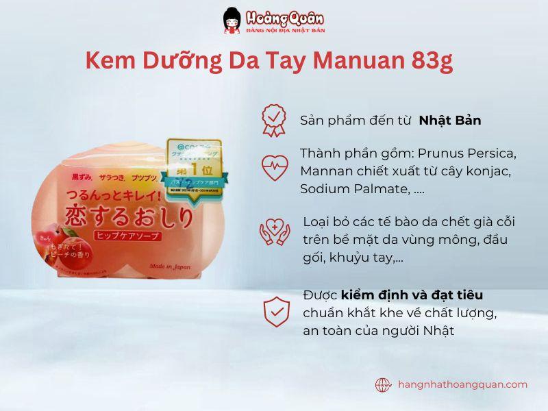 Xà bông tắm trị thâm mông Pelican 80g với hương đào thanh mát