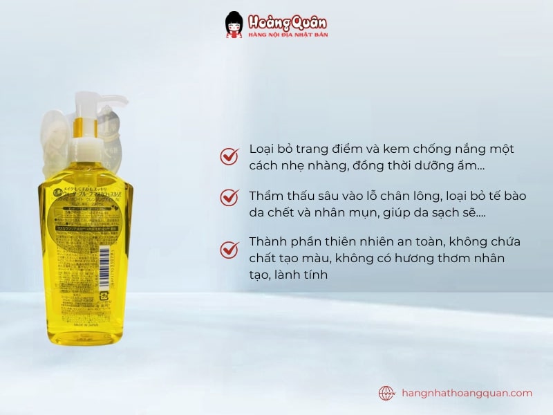 Ưu điểm dầu tẩy trang Kose Softymo Speedy Cleansing Oil 230ml