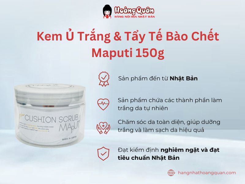 Kem Ủ Trắng & Tẩy Tế Bào Chết Maputi