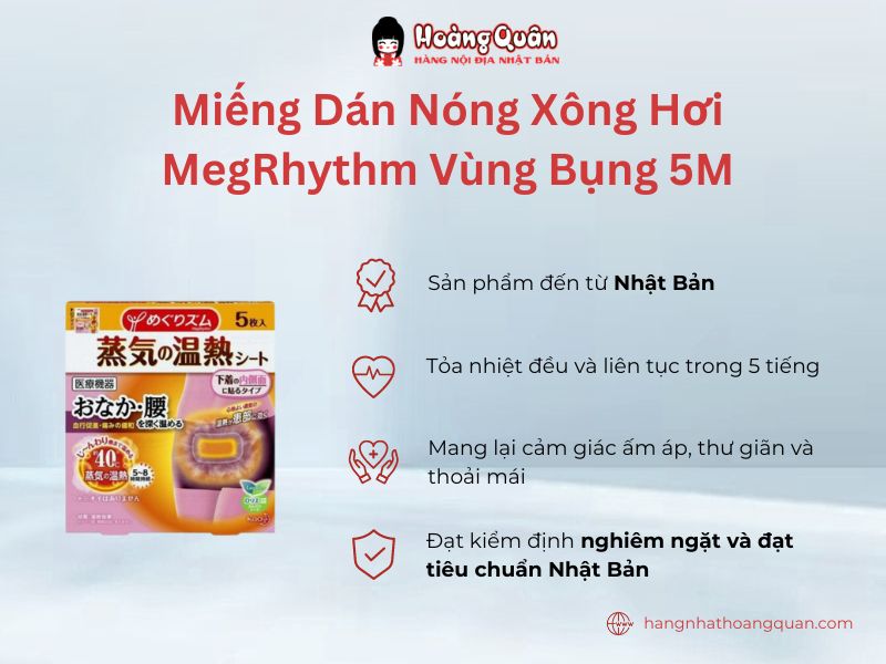 Miếng Dán Nóng Xông Hơi MegRhythm