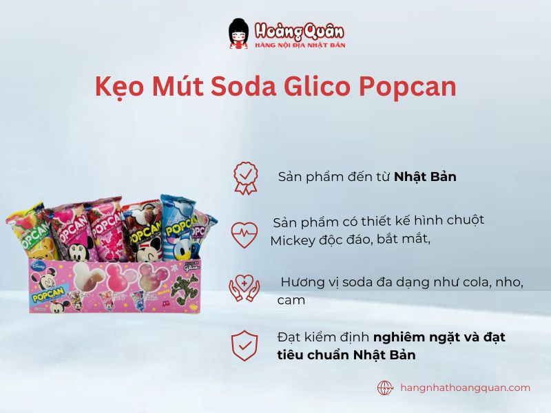 Kẹo Mút Soda Glico Popcan