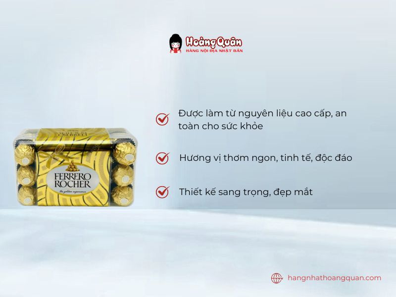 Kẹo Chocolate Ferrero 30 Viên có thể dùng làm quà tặng