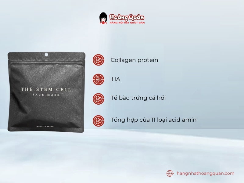 Thành phần Mặt Nạ The Stem Cell Face Mask 30M (Đen)