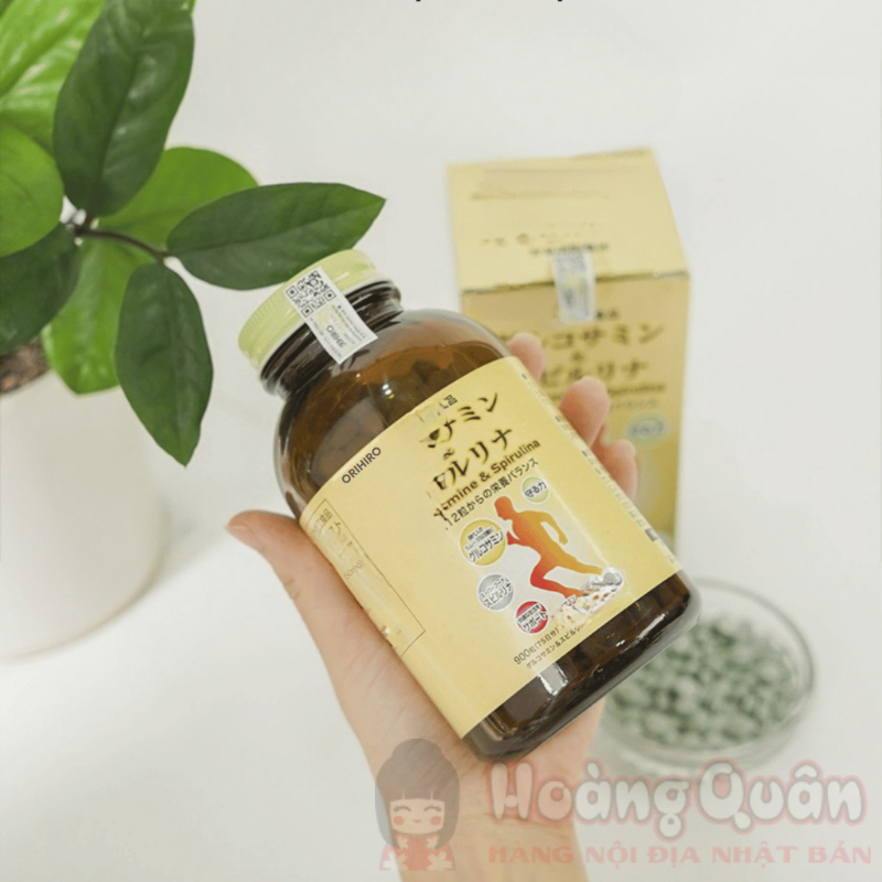 lưu ý khi dùng viên uống Glucosamine và tảo Spirulina Orihiro