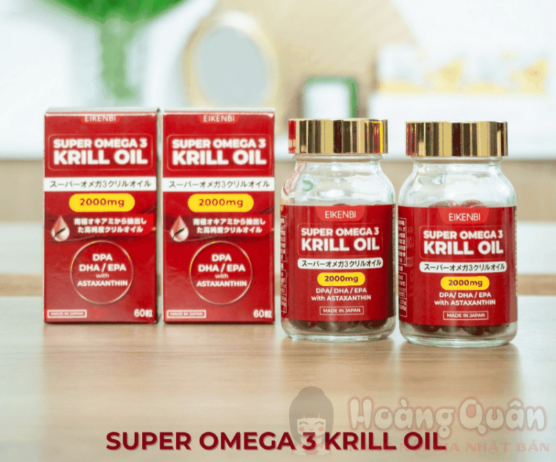 Viên Uống Dầu Nhuyễn Thể Super Omega 3 Krill Oil 2000mg