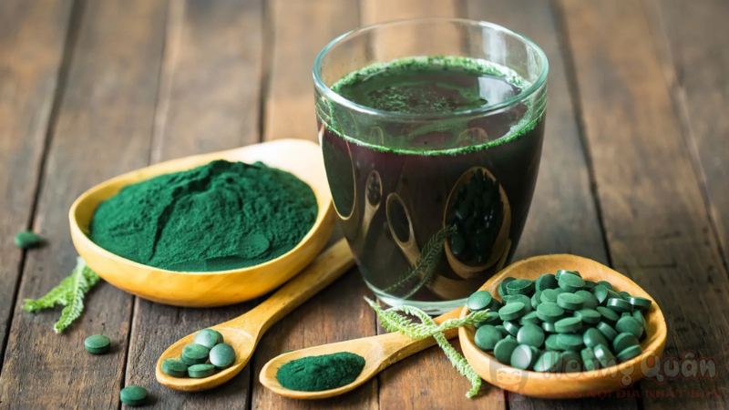 Viên uống tảo xoắn Algae Spirulina hộp 2200 viên
