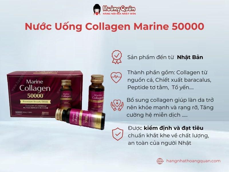 tác dụng Nước Uống Collagen Marine 50000 Premium Beauty