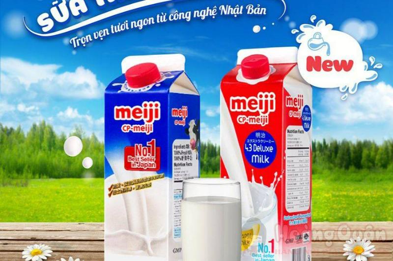 thành phần Sữa Tươi Thanh Trùng Meiji 946ml