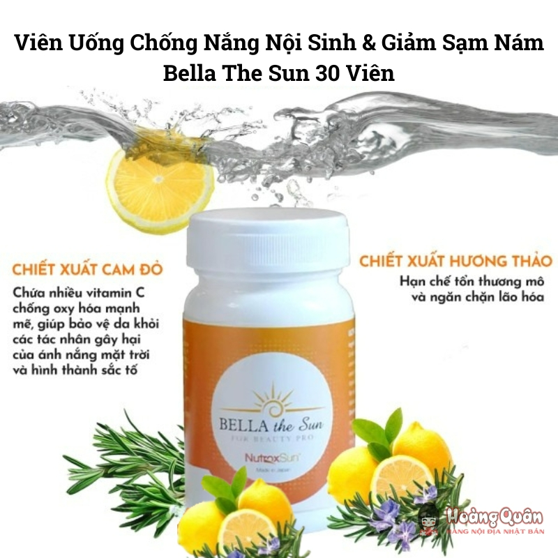công dụng BELLA the sun – Viên uống chống nắng, giảm sạm nám