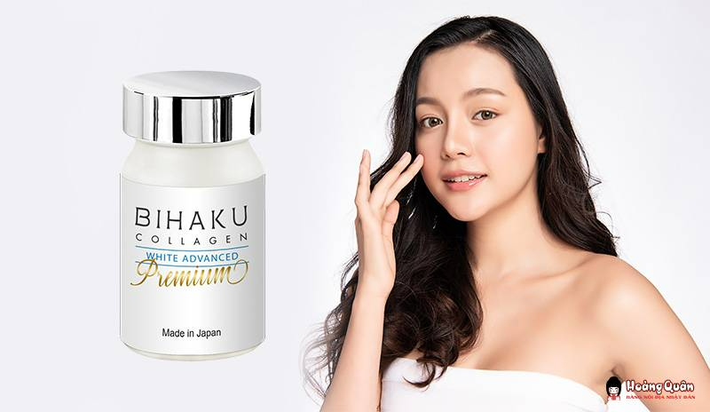 công dụng Viên uống trắng da Bihaku Premium Collagen White Advanced Premium