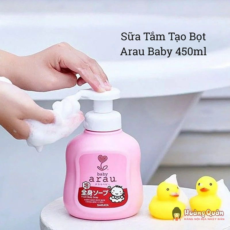 Sữa Tắm Tạo Bọt Arau Baby 450ml