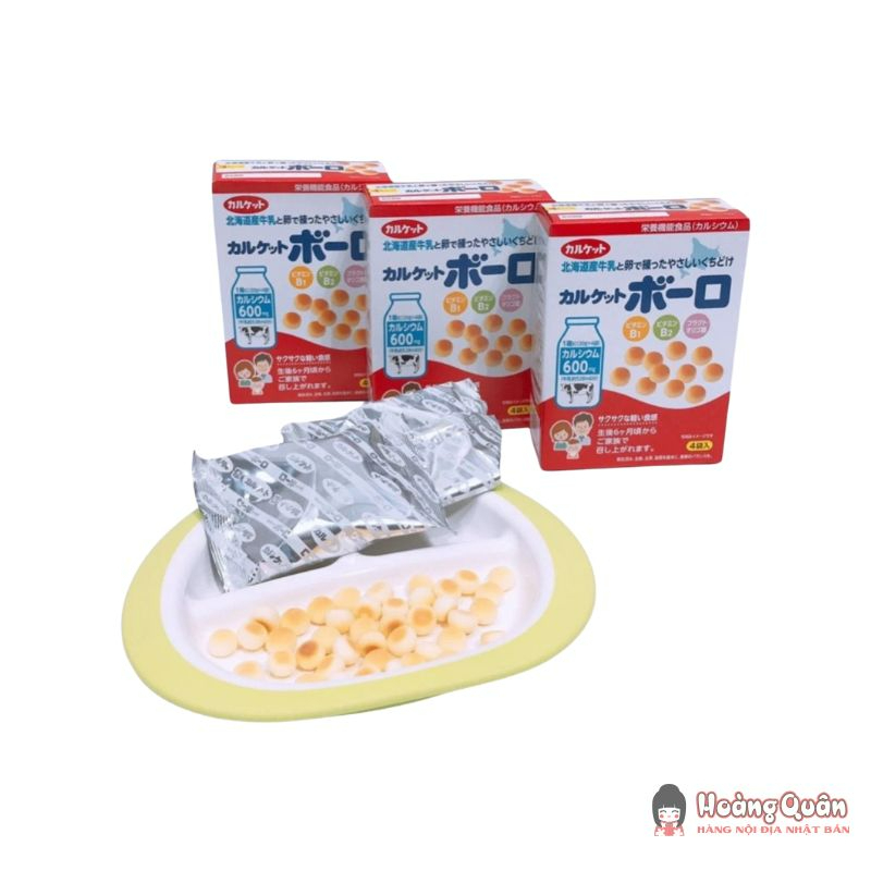 công dụng Bánh Men Bi Sữa Calket Boro Cho Bé 6M