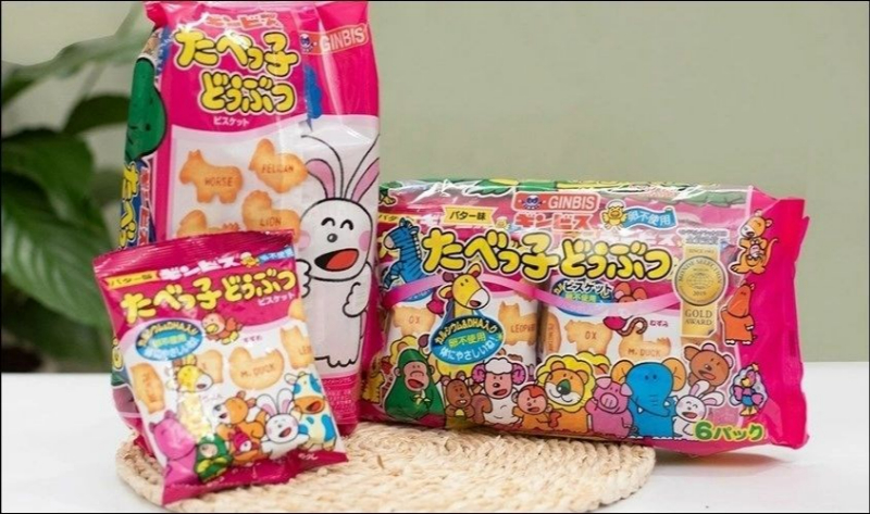 công dụng Bánh Ăn Dặm Ginbis Hình Thú Vị Bơ