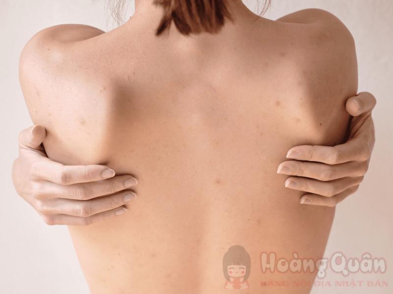 peel da lưng tại nhà