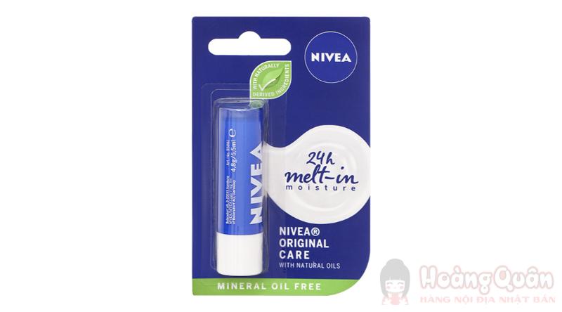 giải đáp son dưỡng nivea có trị thâm môi không