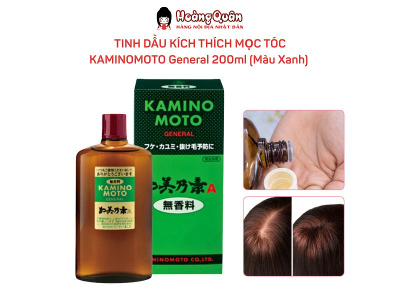 Tinh Dầu Kích Thích Mọc Tóc KAMINOMOTO General 200ml