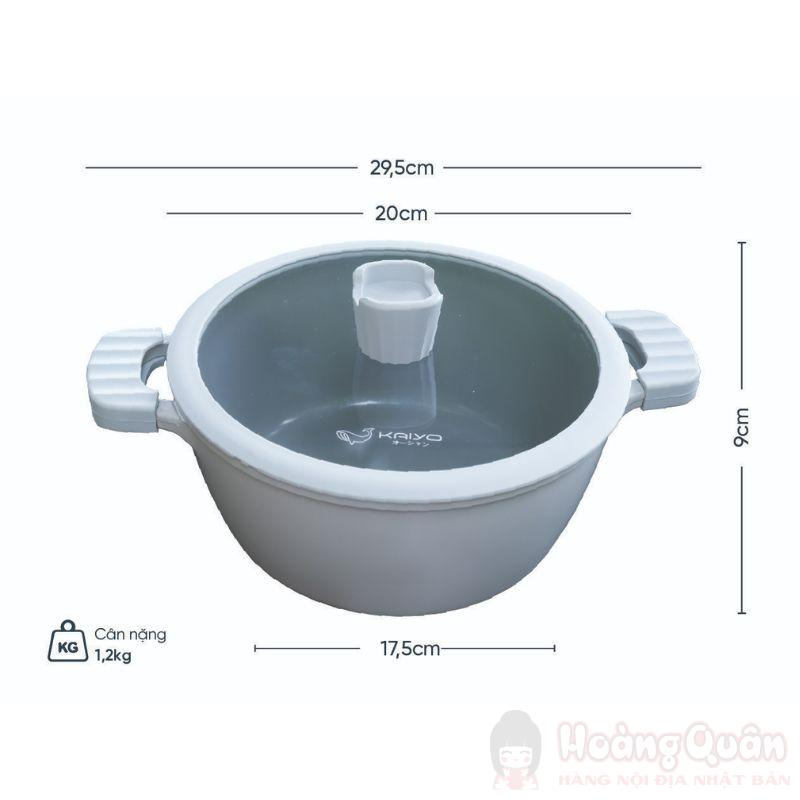 Nồi nhôm đúc Full Induction Ocean Waves Kaiyo 20cm