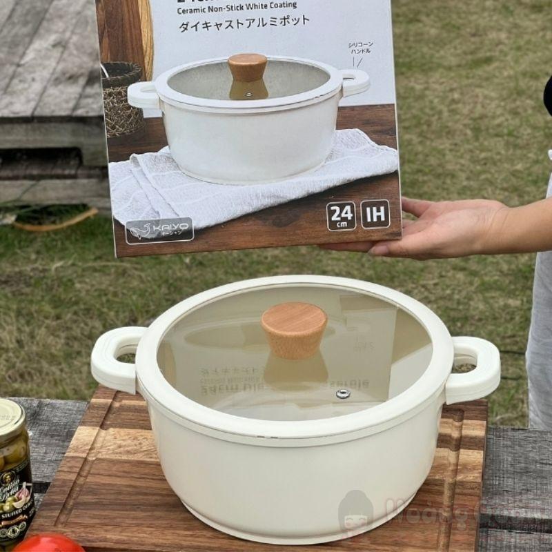 Nồi nhôm đúc đáy từ nguyên khối Elegant Kaiyo 24cm giá tốt