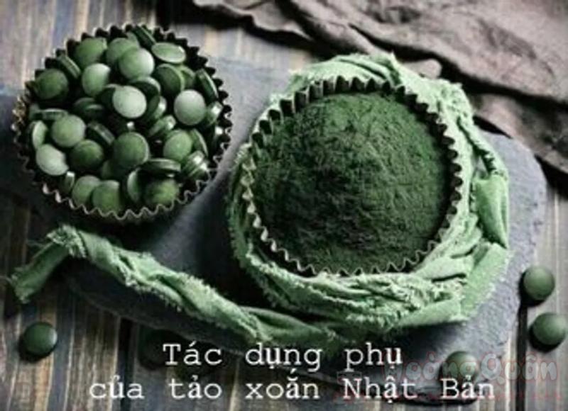 các tác dụng phụ của tảo xoắn Nhật Bản