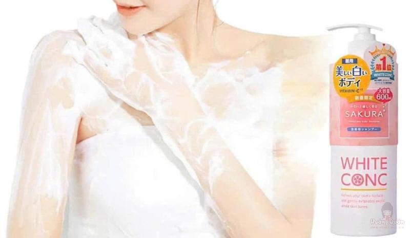 Sữa Tắm White Conc Sakura Dạng Vòi 600ml giá rẻ