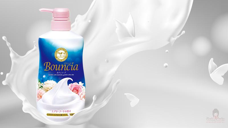 Sữa Tắm Siêu Tạo Bọt Bouncia Hương Hoa Hồng 480ml giá tốt