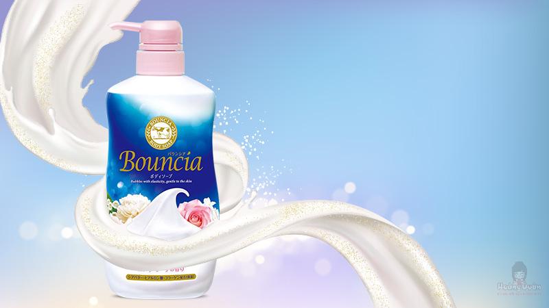 Sữa Tắm Siêu Tạo Bọt Bouncia Hương Hoa Hồng 480ml giá rẻ