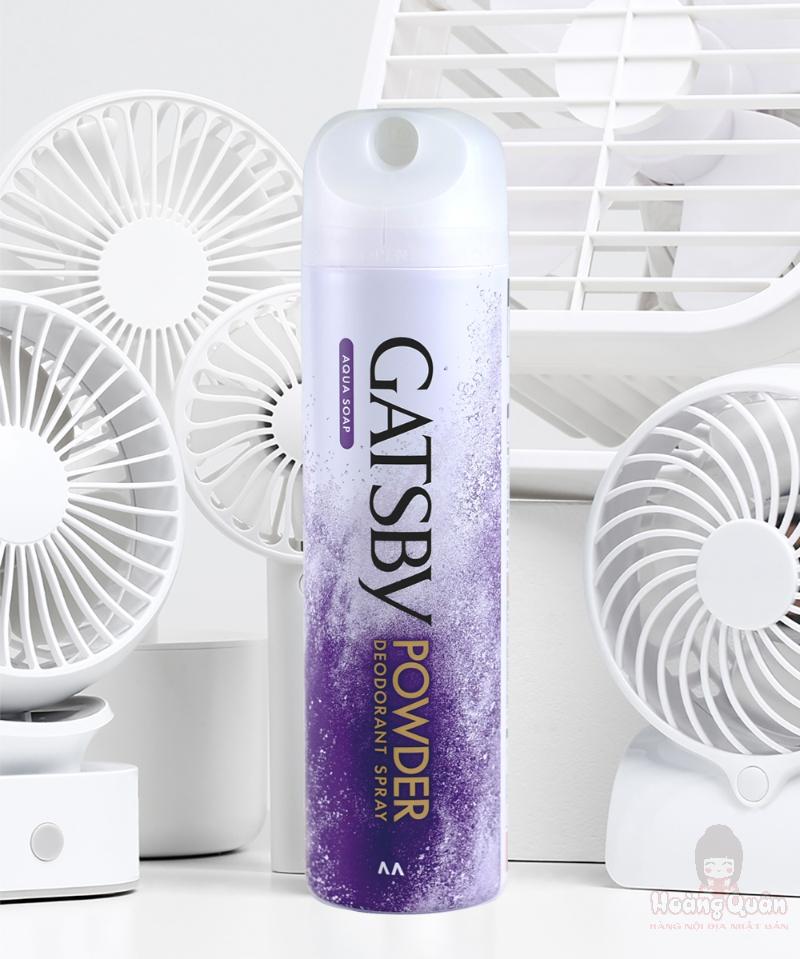 Xịt Khử Mùi Gatsby Mát Lạnh Aqua Soap 130g giá rẻ