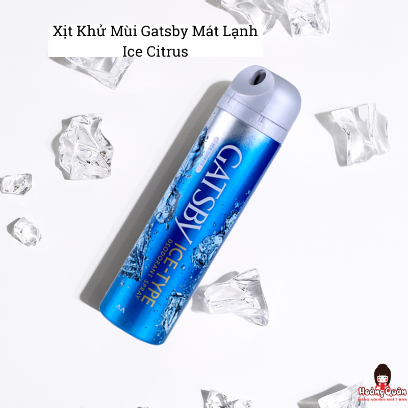 Xịt Khử Mùi Gatsby Mát Lạnh Ice Citrus 130g giá rẻ