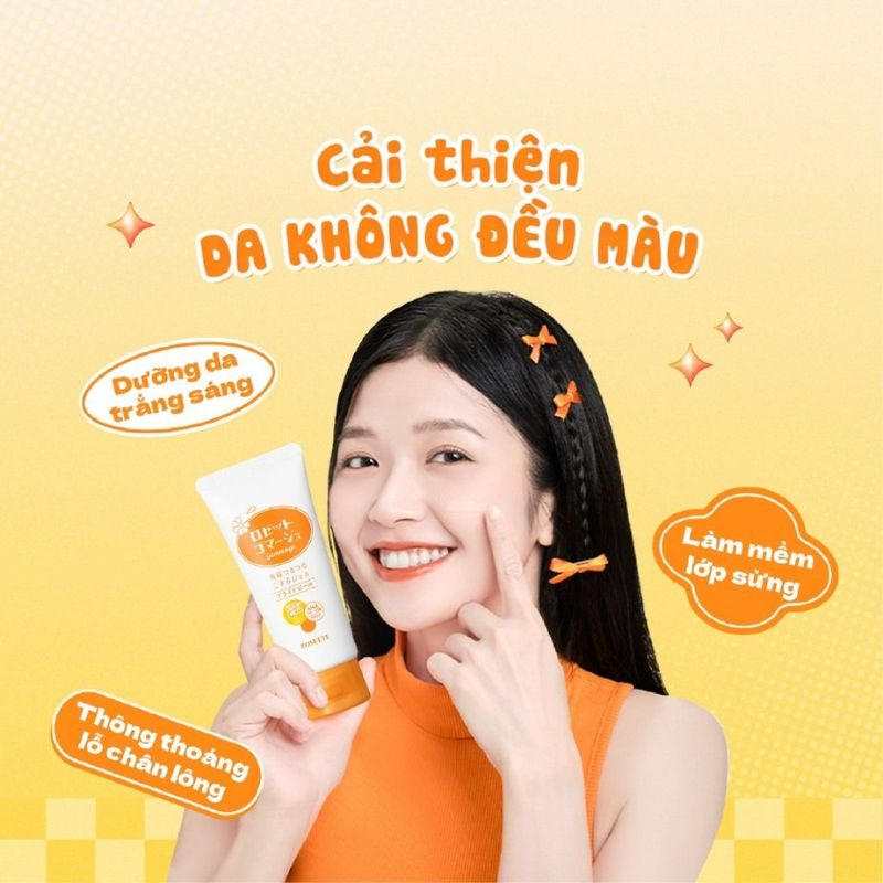 Gel tẩy tế bào chết Rosette Gommage Bright Peel 120g cam giá tốt