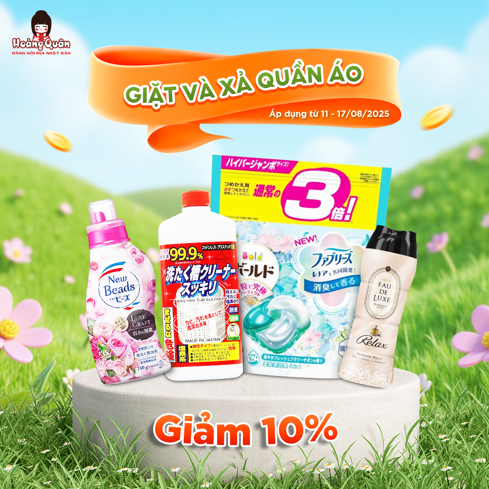 Giặt & Xả Quần Áo – Giảm 10%